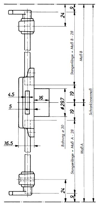 HEKNA LOCK Typ 363 - D30 / rs + ls