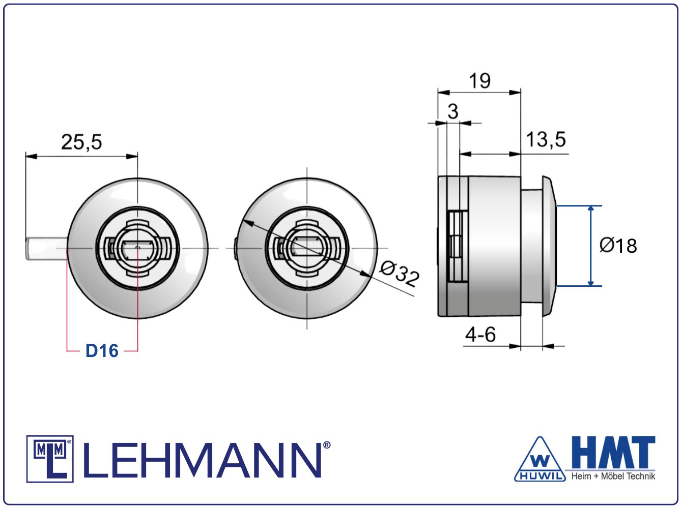 MLM SCHLOSS Typ 320 P2 - D16 / lad MLM SCHLOSS Typ 320 P2 - D16 / lad