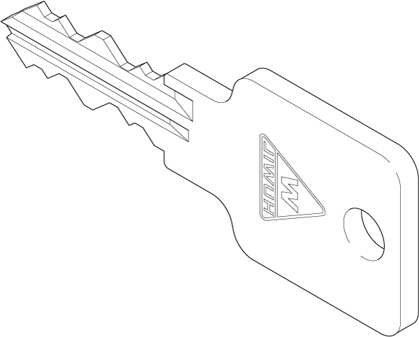 Key HUWIL Type 1550 - 3A-3Z