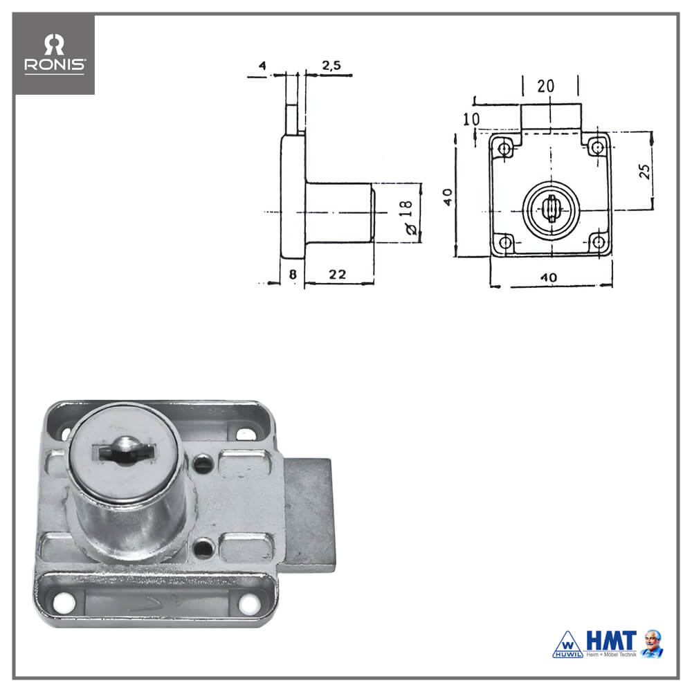 RONIS LOCK Type YK 4500 - D25 / ls / VS RONIS LOCK Type YK 4500 - D25 / ls / VS