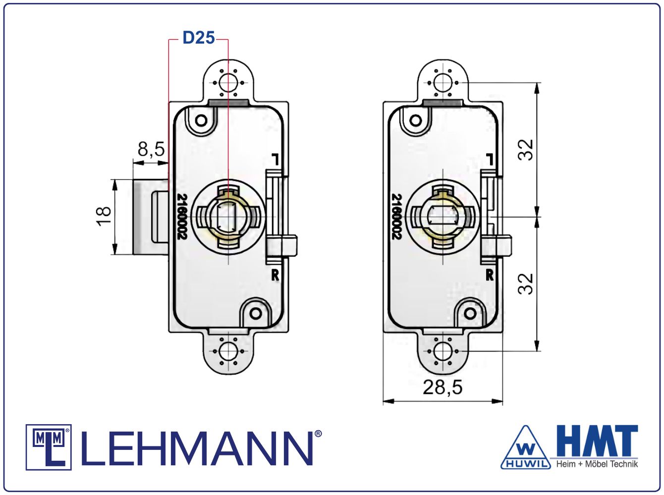 MLM SCHLOSS Tyo 550 P2 - D25 / rs + ls