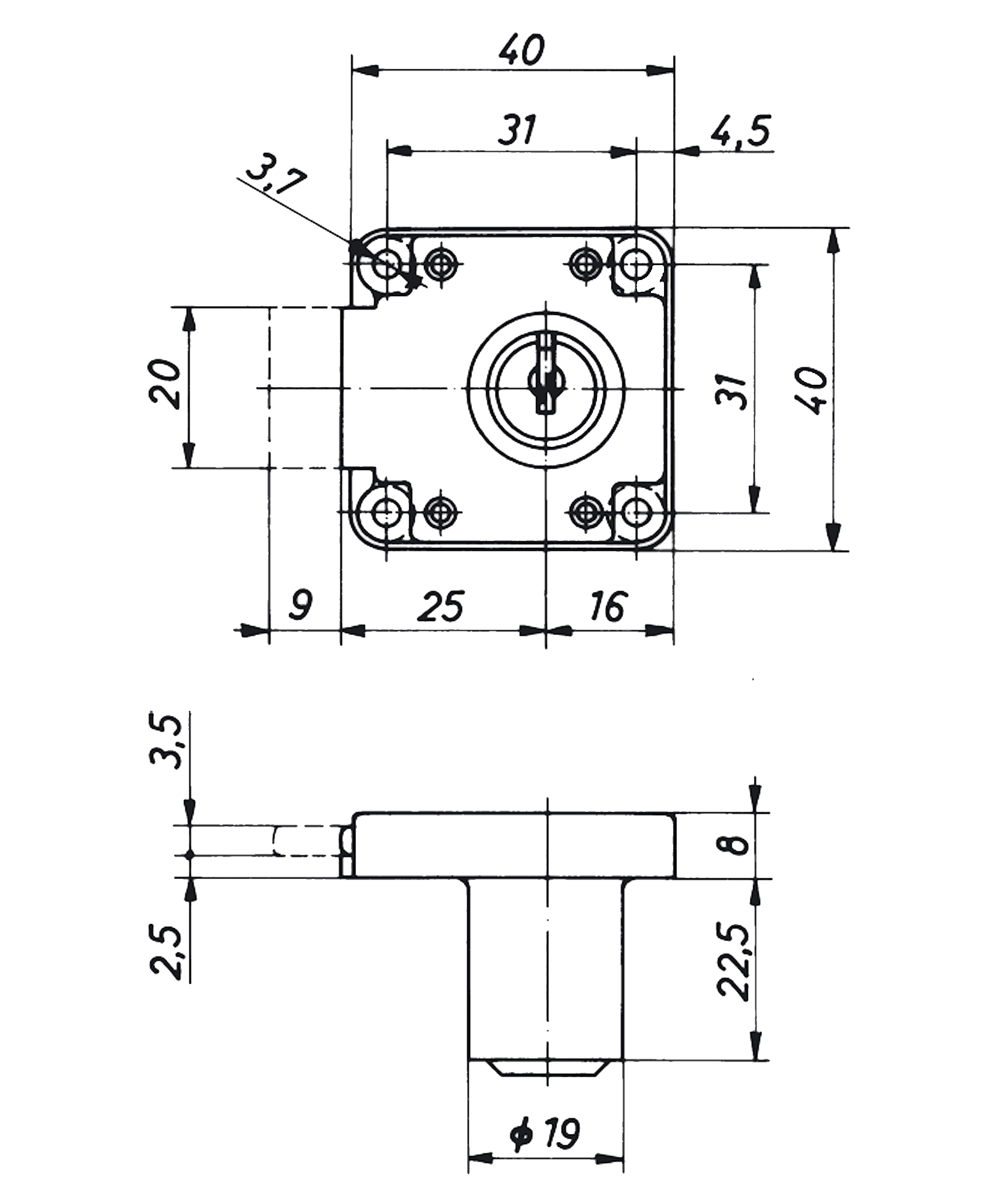 Lock Type 1280 Serie 1001-1425