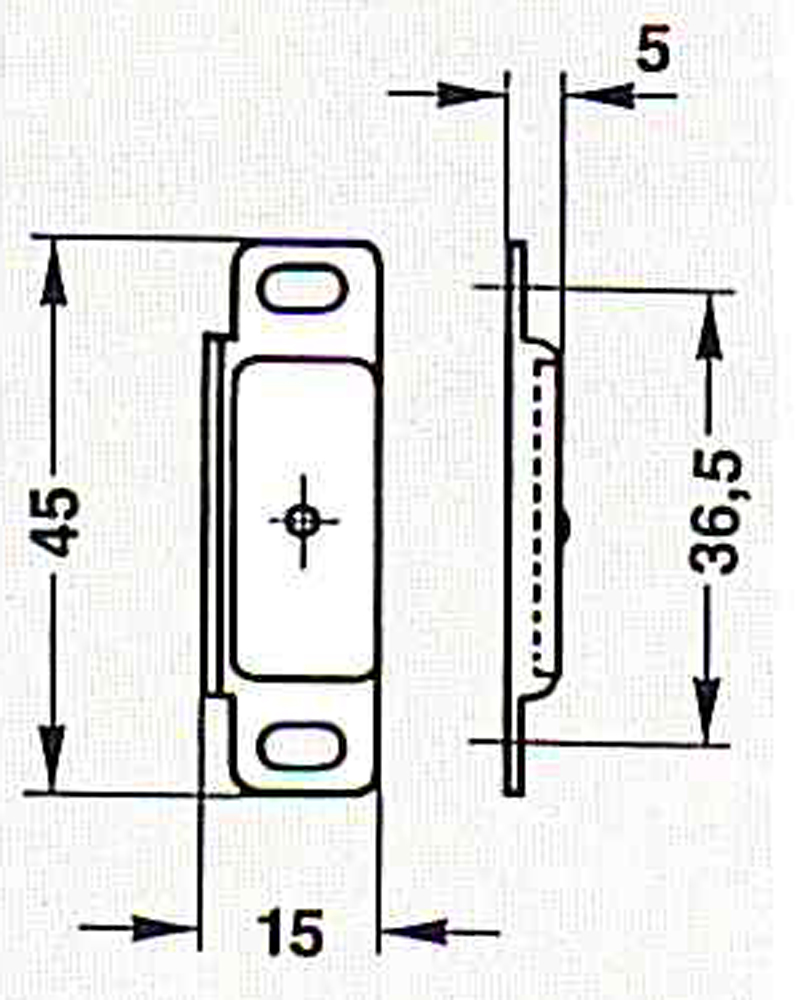 Contact plate type 2099