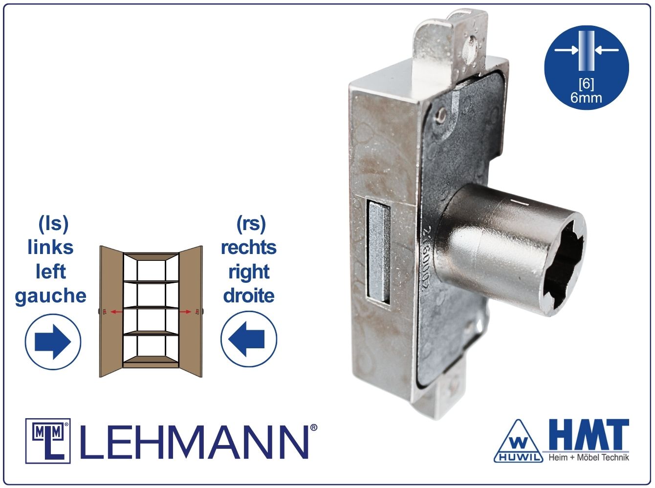 MLM LOCK [6] Type 750 P2 - D15 / rs + ls