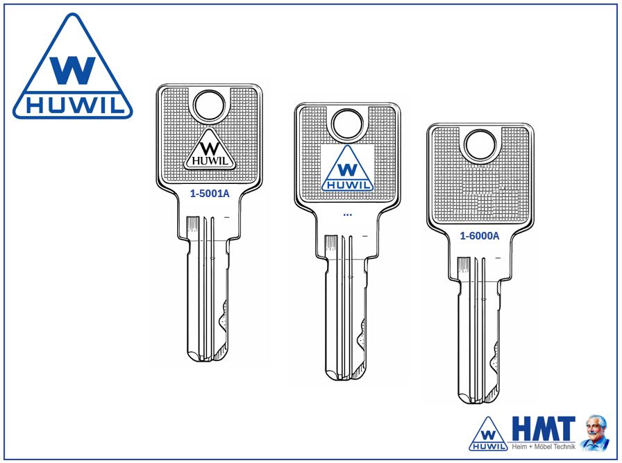 HUWIL Schlüssel Typ 1555 [SK: H-5] 5001-6000