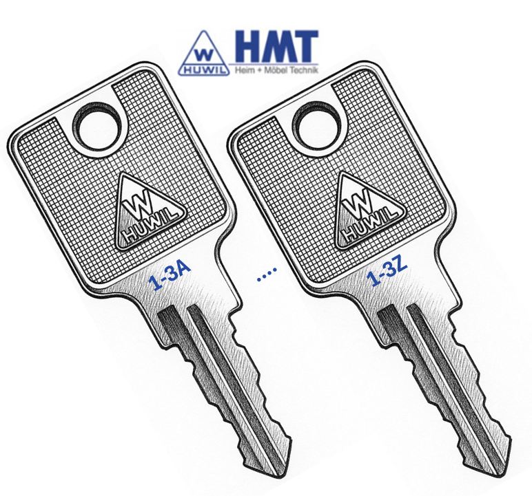 HUWIL Clé type 1550 [SK: H-3A6Z] 3A-3Z