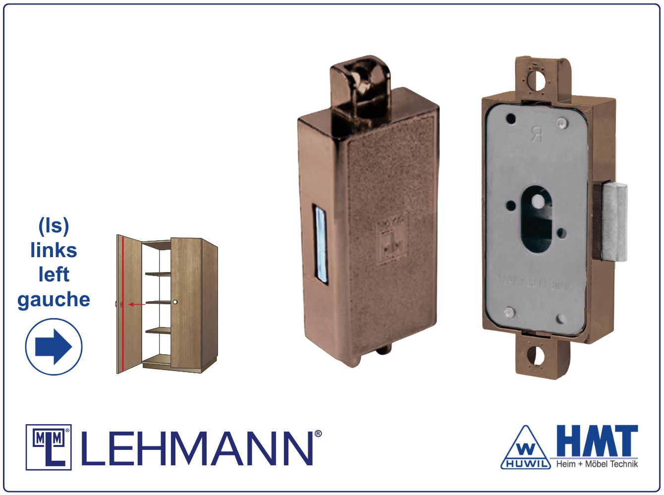 MLM SERRURE Type 700 pour clé à panneton - D20 / ls