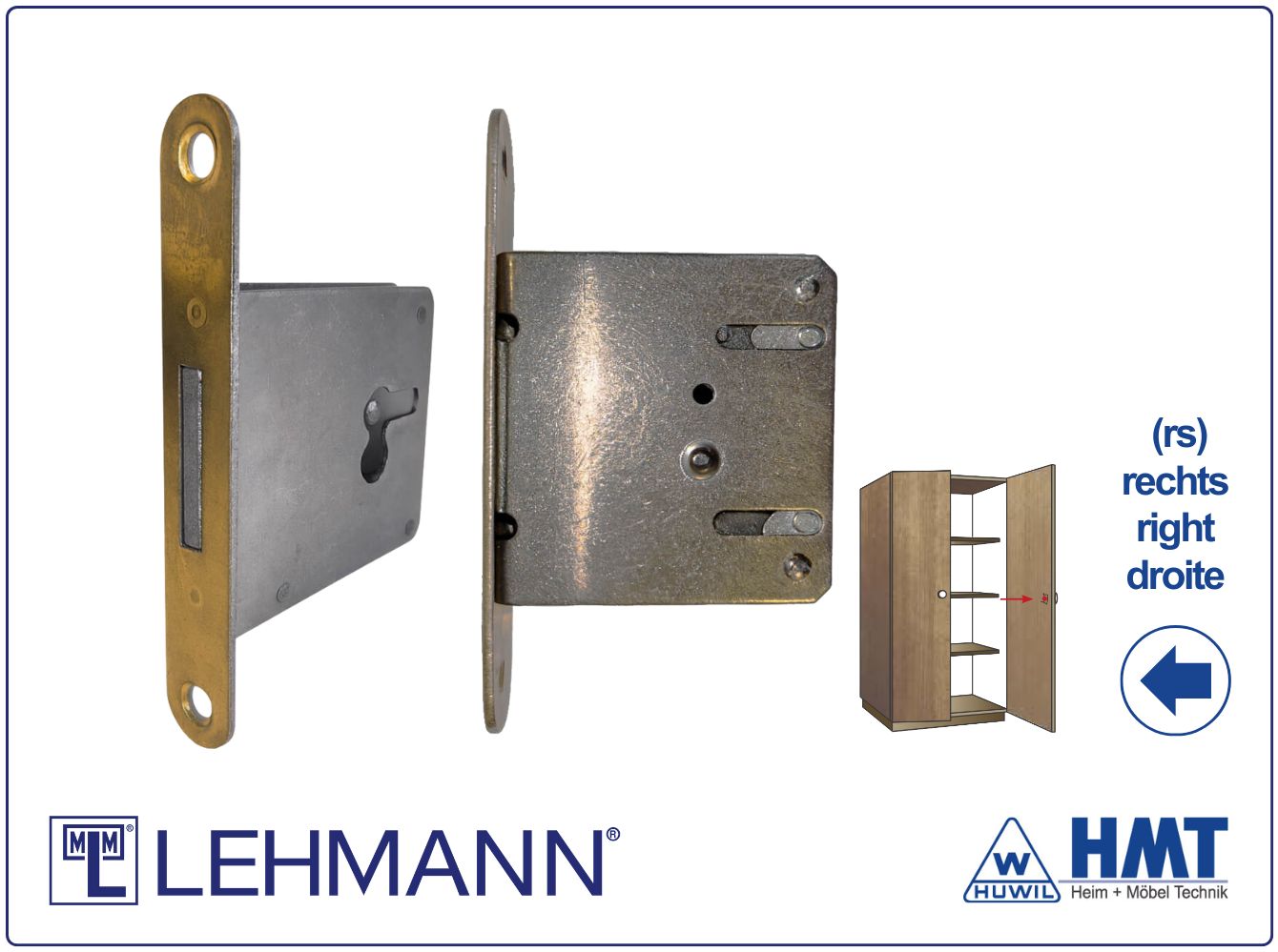 MLM LOCK Type 490 for furniture key - D40 / rs MLM LOCK Type 490 for furniture key - D40 / rs