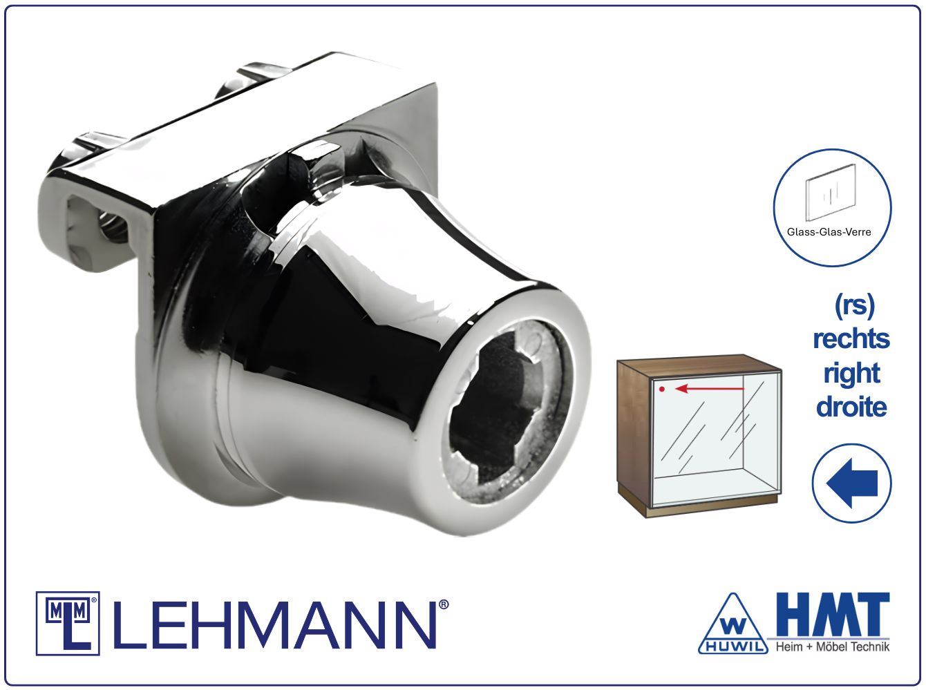 Glastürschloss Typ 324.01 P2/P4 - rs