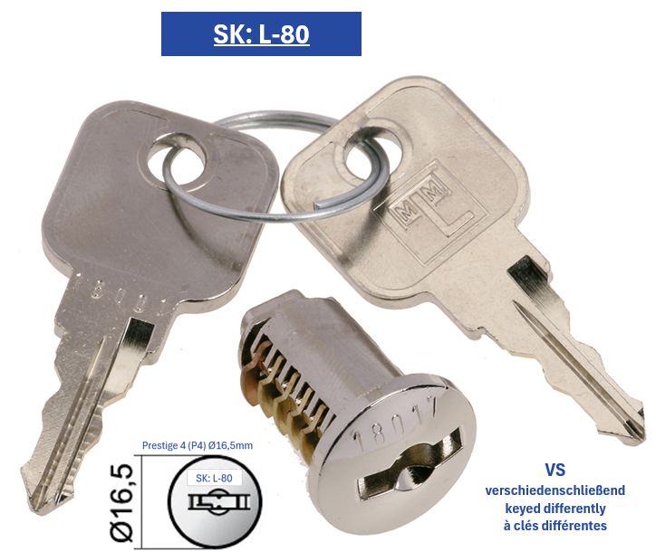 MLM CYLINDER CORE P4 Ø16,5mm [SK: L-80] - VS