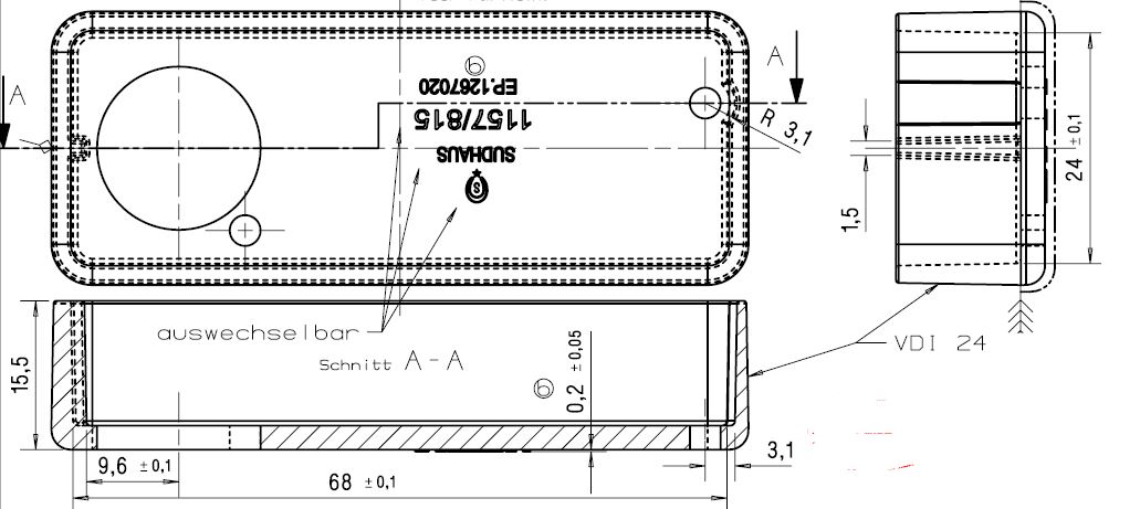 Back plate Type 815