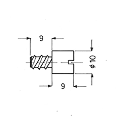 DELETE Bolt for steel spring Type 720