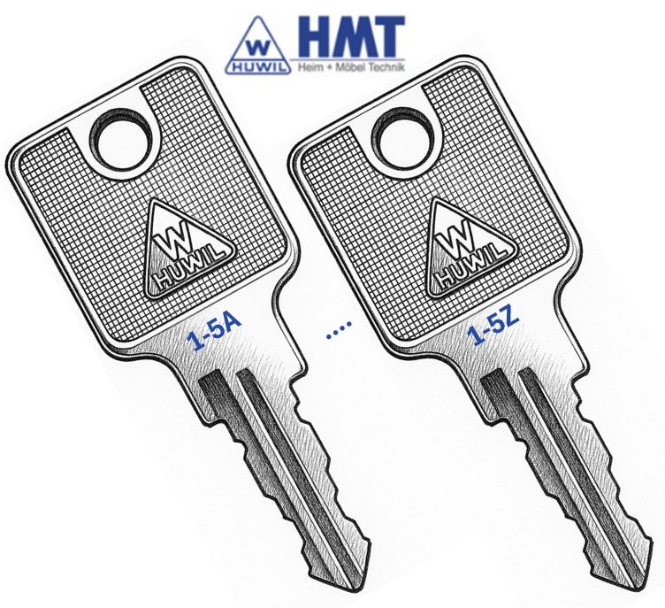HUWIL Clé type 1550 [SK: H-3A6Z] 5A-5Z