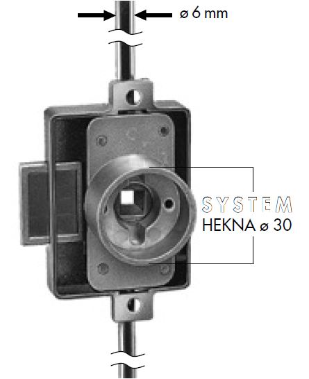 HEKNA LOCK Typ 363 - D30 / rs + ls