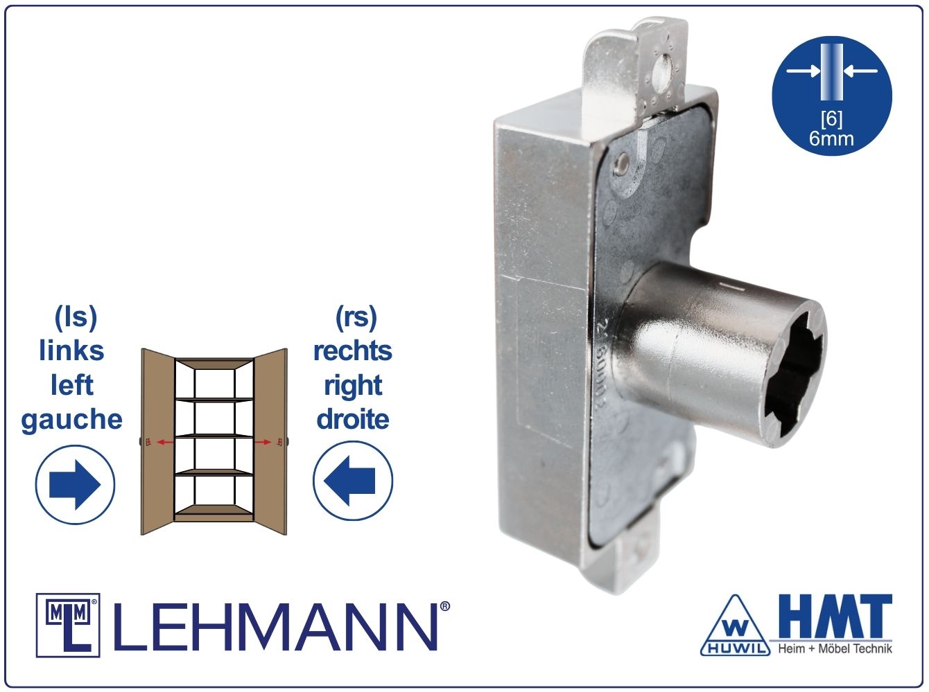 MLM LOCK [6] Type 750 P2 - D15 (OM) / rs + ls