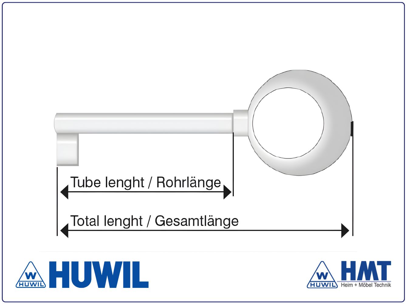 HUWIL BIT KEY Type 1653 - 35 HUWIL BIT KEY Type 1653 - 35