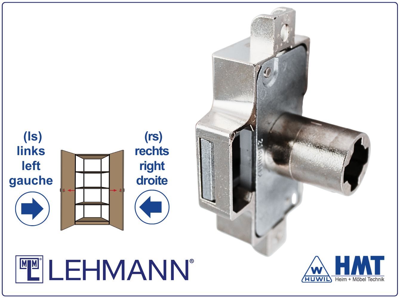 MLM SERRURE [6] Type 750 P2 [ZL26] - D25 / rs + ls