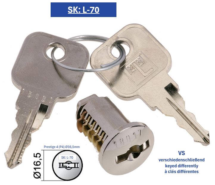 MLM CYLINDER CORE P4 Ø16,5mm [SK: L-70] - VS