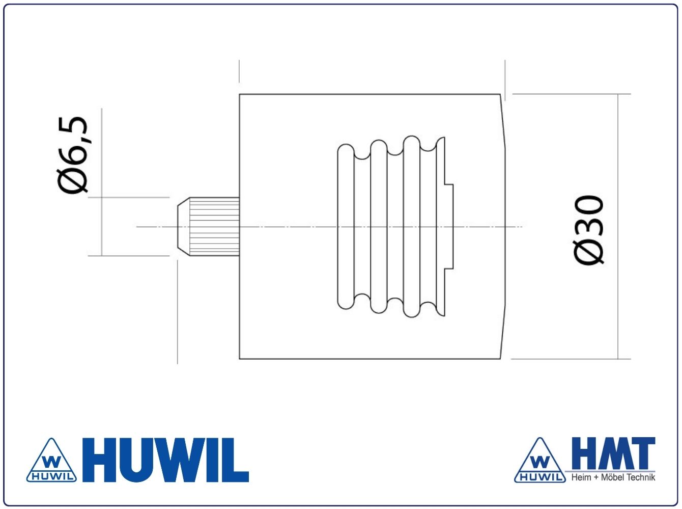 HUWIL BOUTON DÉCORATIF Type 0568 HUWIL BOUTON DÉCORATIF Type 0568