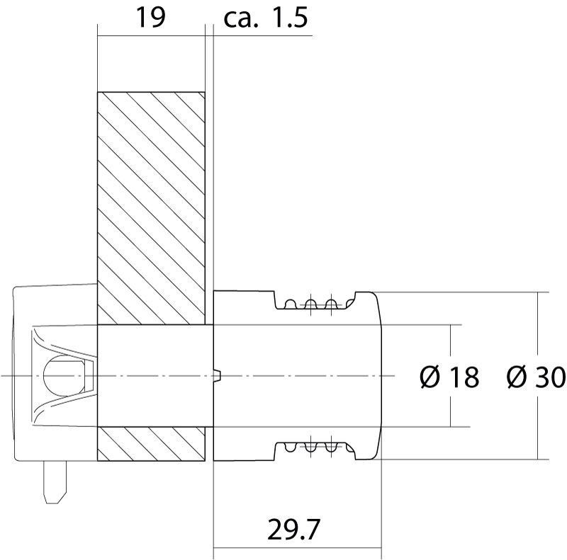 Knopf Typ 0568 Prestige