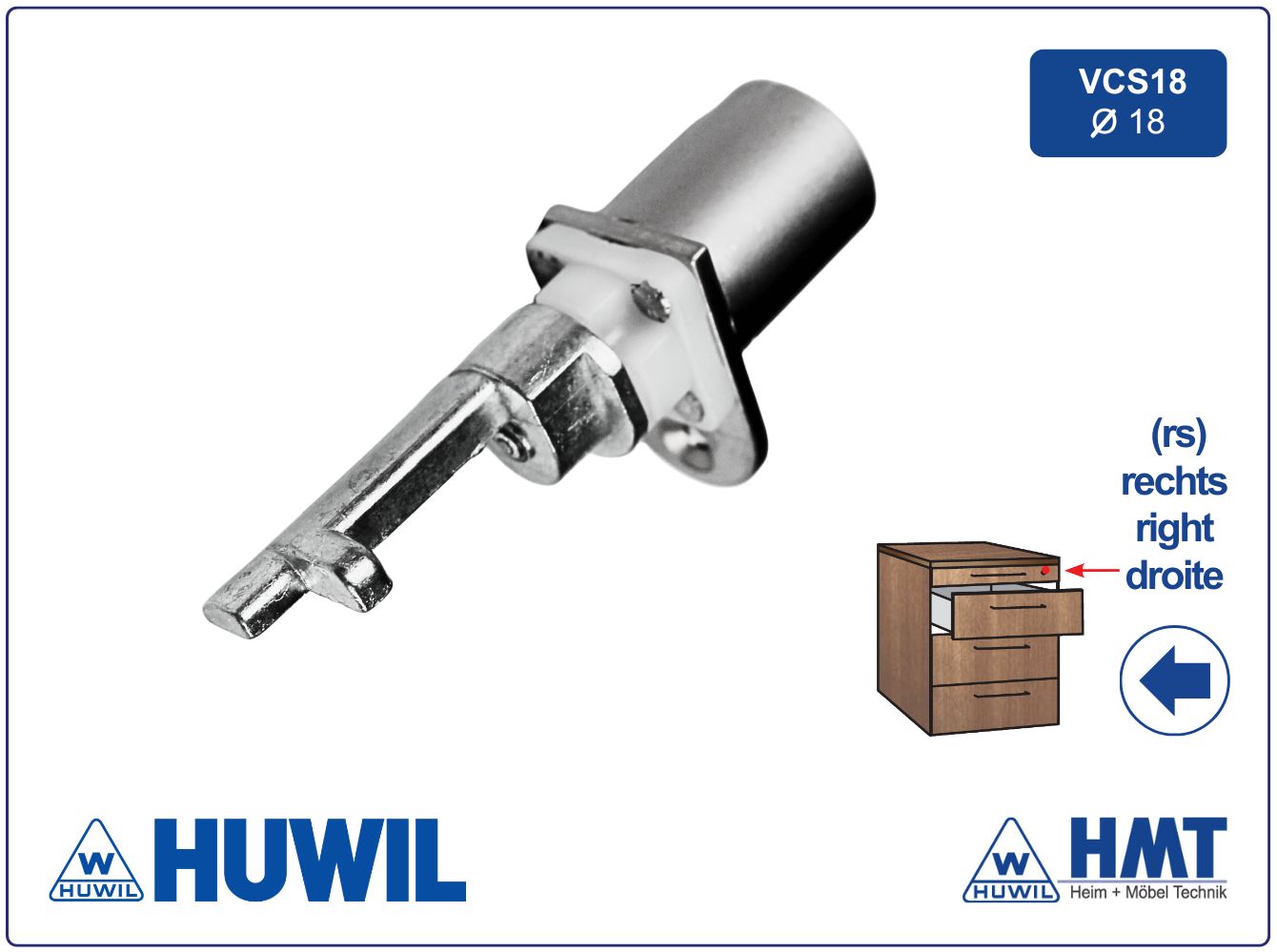 HUWIL SERRURE SVS3 Type 952.03 VCS18 - [E36] / rs