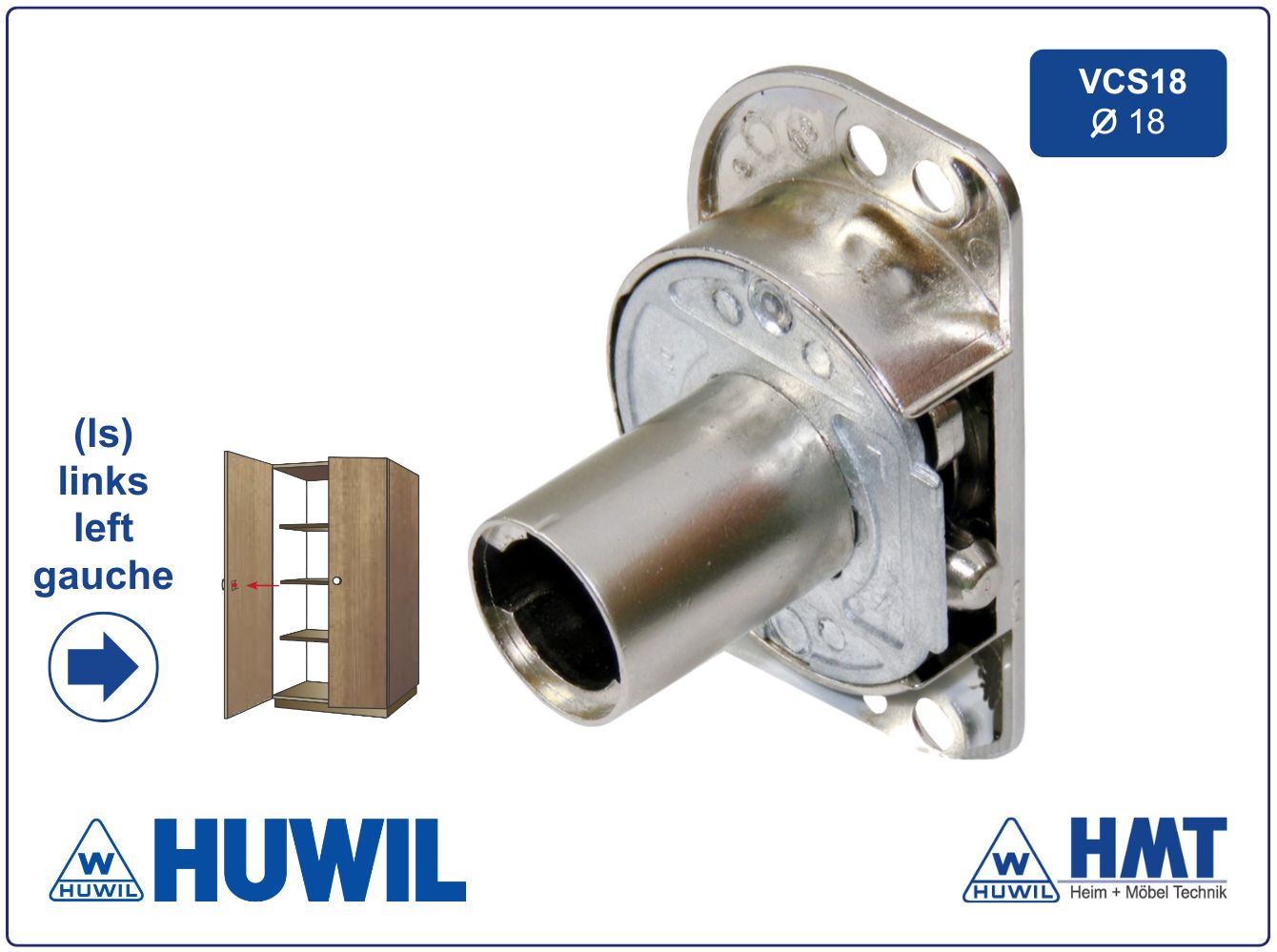 HUWIL LOCK Type 0358 VCS18 - D15 / ls HUWIL LOCK Type 0358 VCS18 - D15 / ls