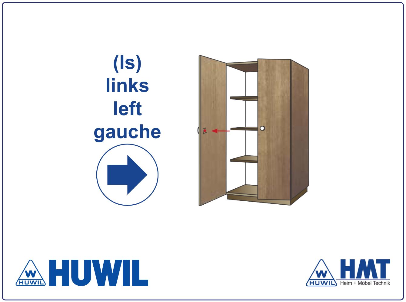 HUWIL SERRURE Type 0002 [M] - D15 / ls
