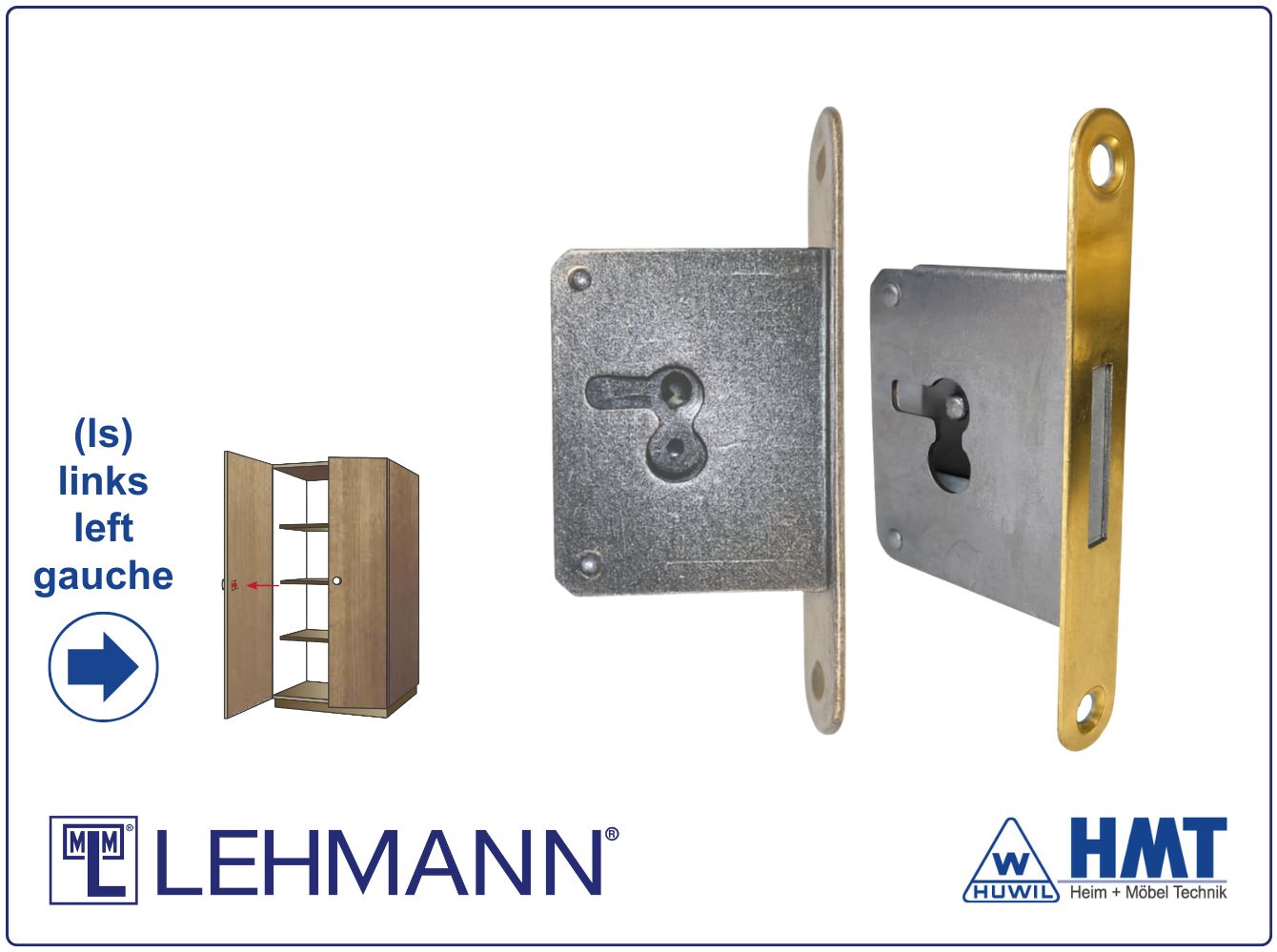 MLM LOCK Type 490 for furniture key - D20 / ls MLM LOCK Type 490 for furniture key - D20 / ls