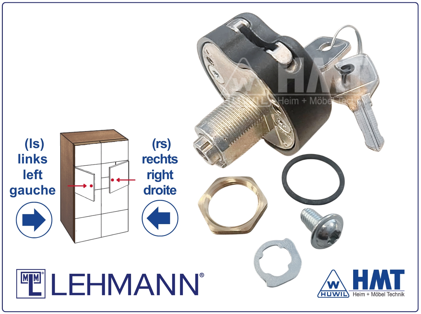 MLM COIN LOCK Type 71 for cam - D25 / rs + ls