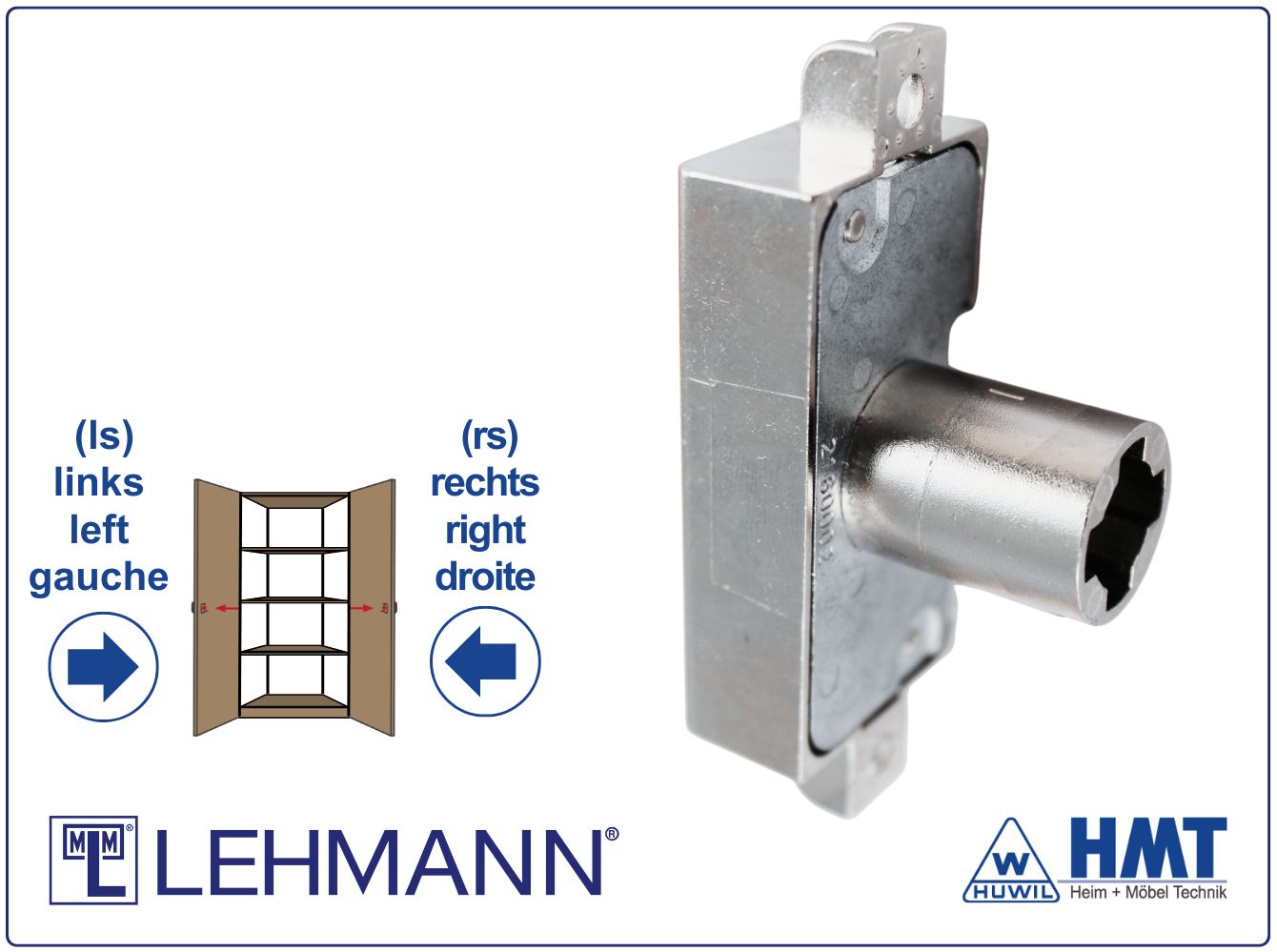 MLM SERRURE [6] Type 750 P2 [ZL26] - D15 (OM) / rs + ls