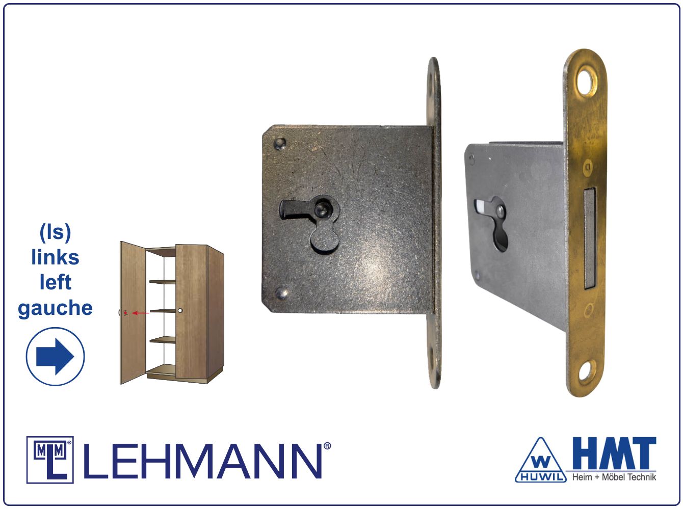 MLM LOCK Type 490 for furniture key - D30 / ls MLM LOCK Type 490 for furniture key - D30 / ls