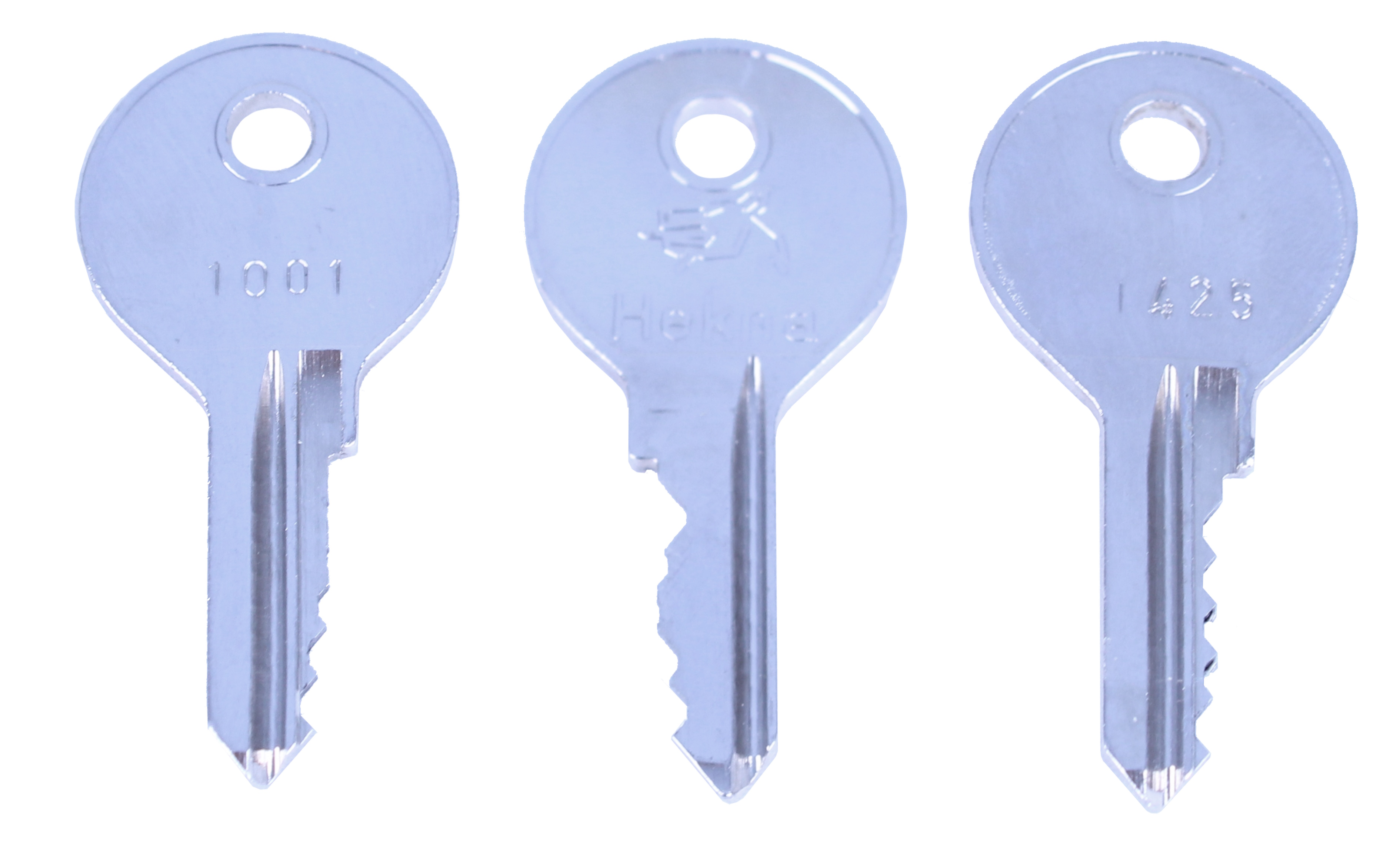 DELETE HEKNA Schlüssel Typ SRA - Schließung 1001 / Schlüsselkopf rund