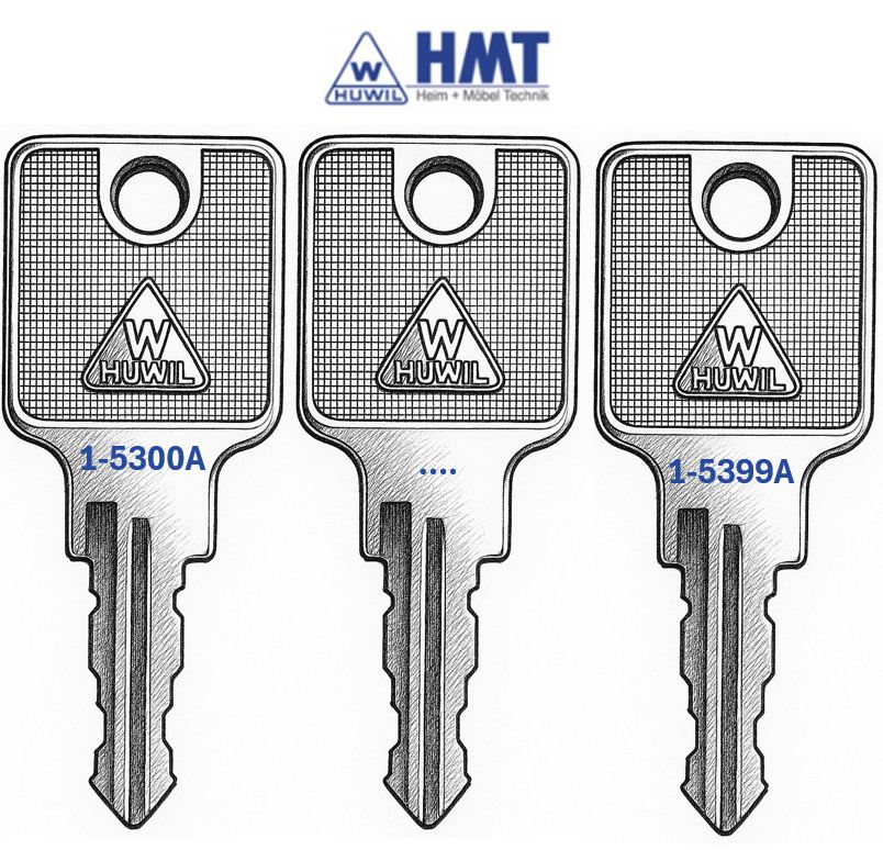 HUWIL Clé type 1550 [SK: H-5] 5300-5399