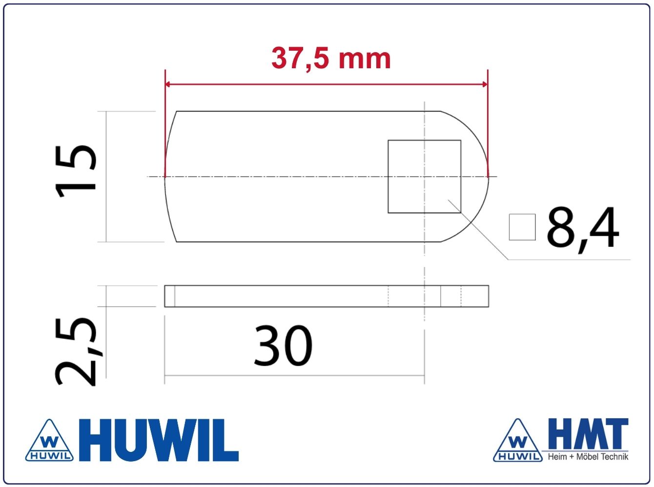 HUWIL CAM ⏹︎8,4 #0869-025 HUWIL CAM ⏹︎8,4 #0869-025