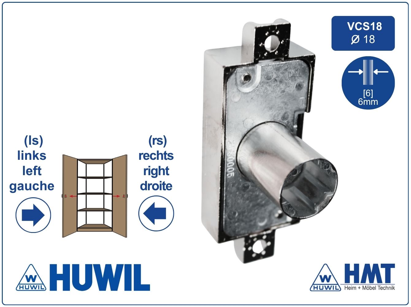 HUWIL LOCK [6] Type 750 VCS18 - D15 (OM) / rs + ls