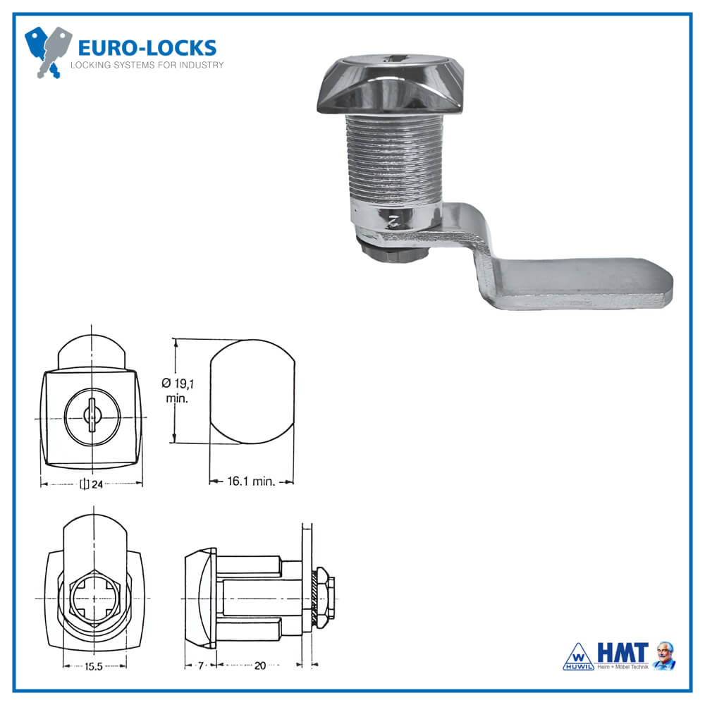 EURO-LOCKS SERRURE Type 0802 [03] - R#7342850 / GL