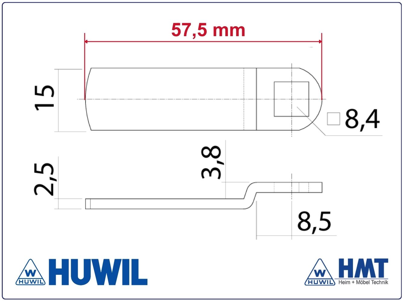 HUWIL PÊNE ⏹︎8,4 #0869-020 HUWIL PÊNE ⏹︎8,4 #0869-020