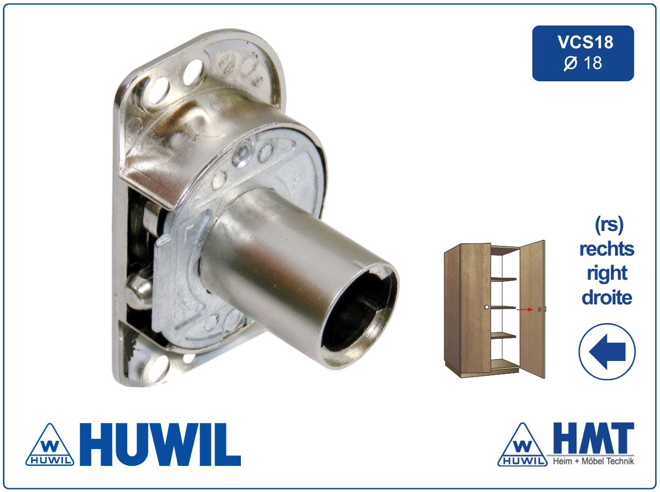 HUWIL LOCK Type 0358 VCS18 - D15 / rs HUWIL LOCK Type 0358 VCS18 - D15 / rs