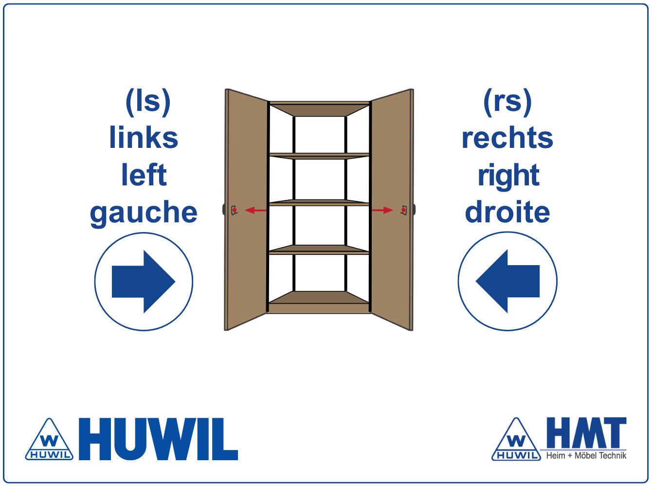 HUWIL SERRURE Type 660 VCS18 [ZL27,5] - D15 á D40 / rs + ls