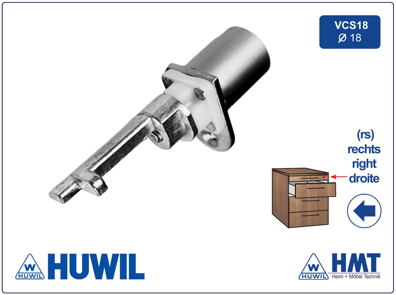 HUWIL SERRURE SVS3 Type 952.03 VCS18 - [E42] / rs