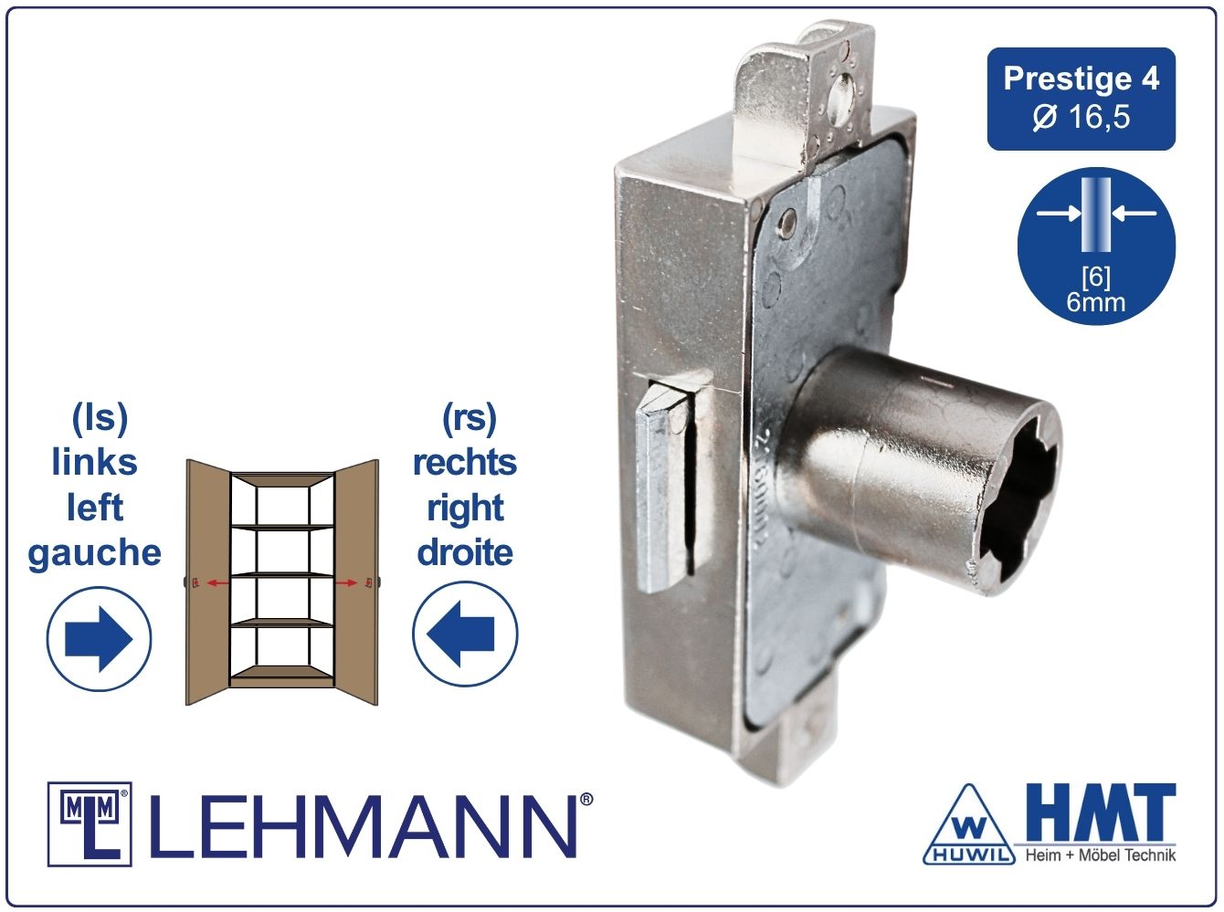 MLM LOCK [6] Type 750 P4 - D20 / rs + ls
