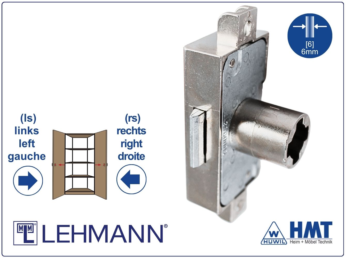 MLM LOCK [6] Type 750 P2 - D20 / rs + ls