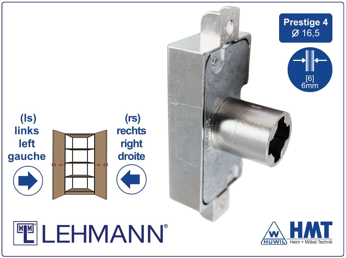 MLM LOCK [6] Type 750 P4 - D15 (OM) / rs + ls