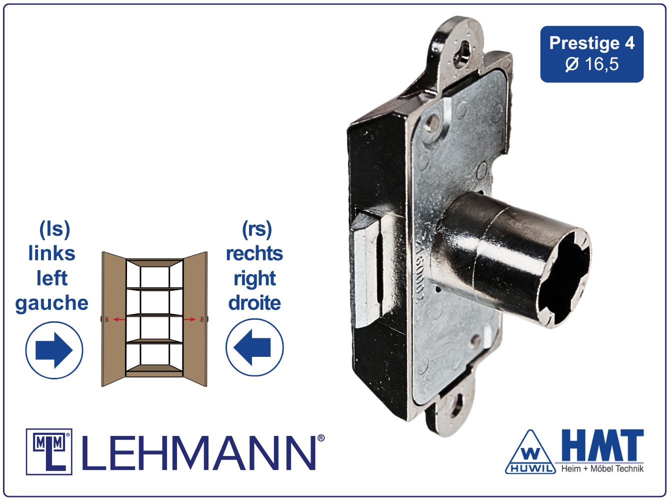 MLM LOCK Type 550 P4 - D20 / rs + ls