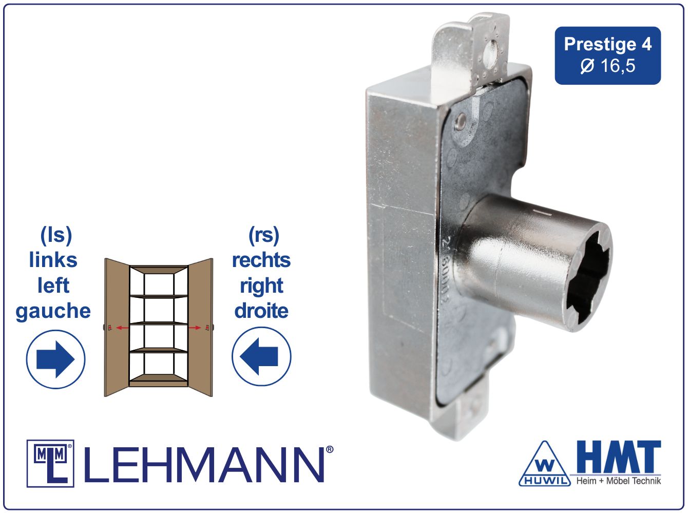MLM SERRURE [6] Type 750 P4 - D15 (OM) / rs + ls