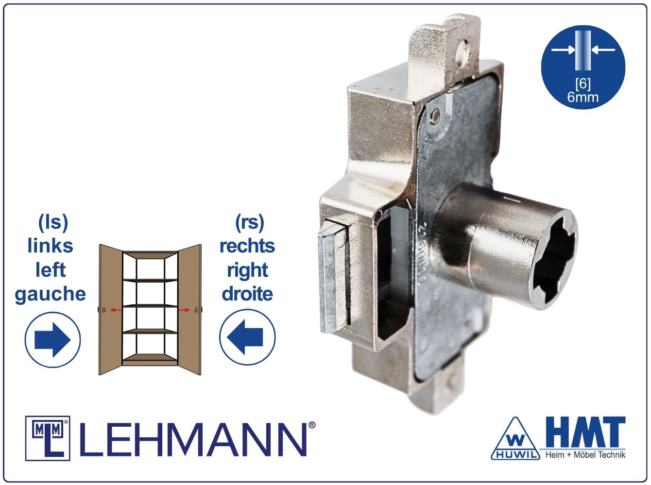 MLM LOCK [6] Type 750 P2 - D30 / rs + ls