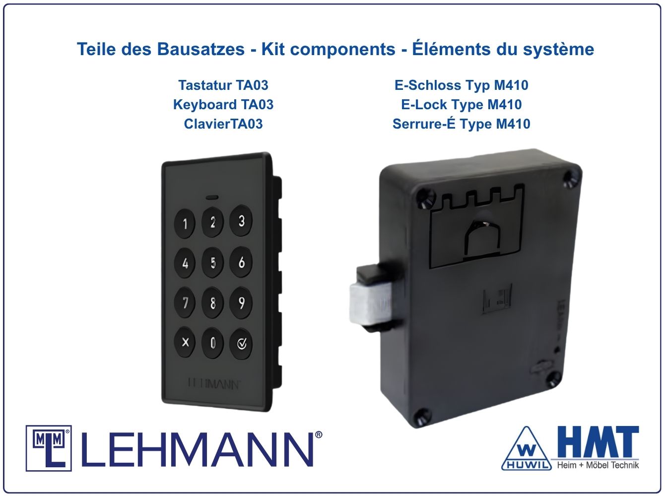 MLM E-SCHLOSS Typ M410 TA03 PRO - free code / fix code MLM E-SCHLOSS Typ M410 TA03 PRO - free code / fix code