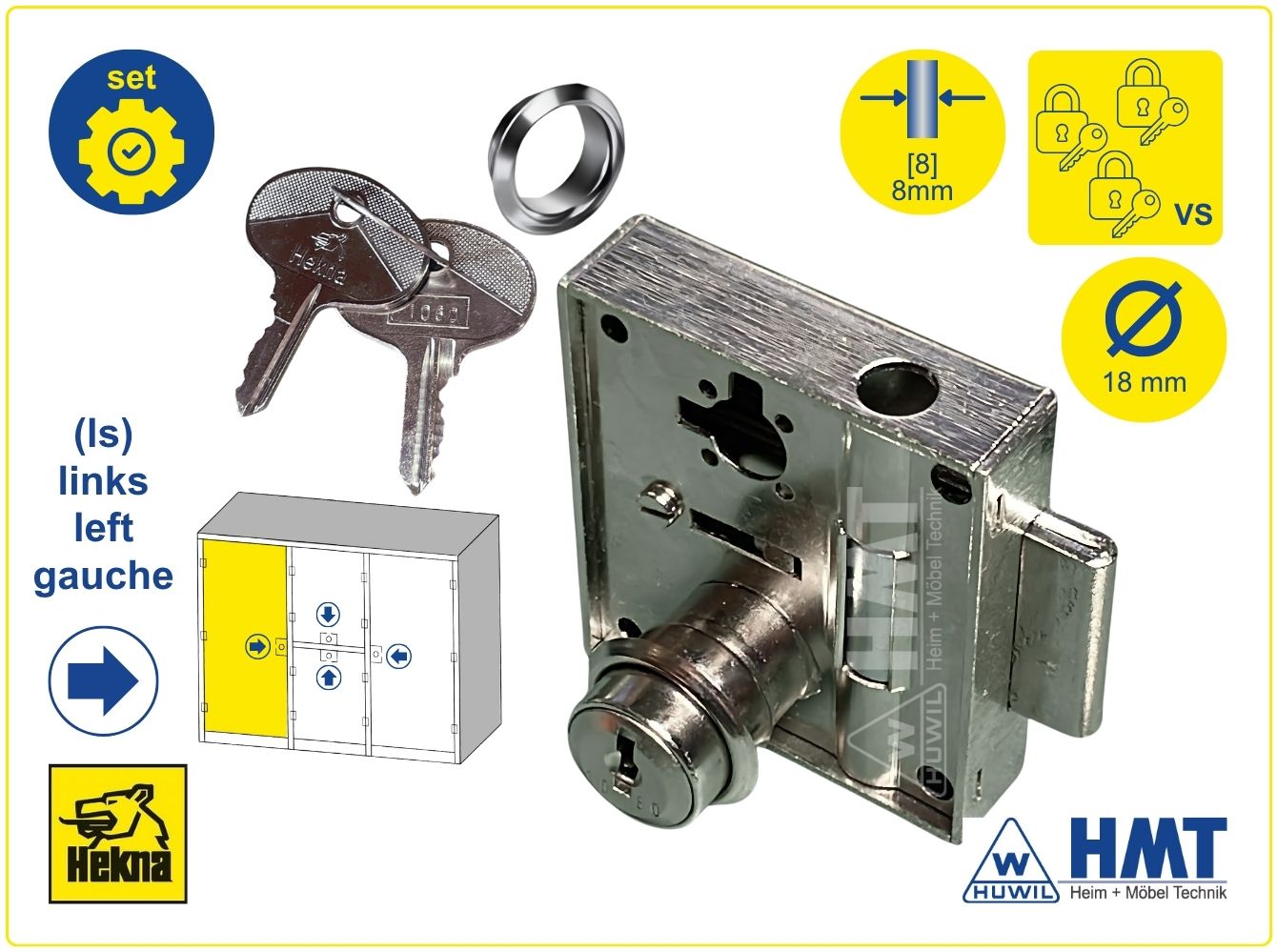 HEKNA LOCK [8] Type 373 [Z2] - D30 / ls / VS