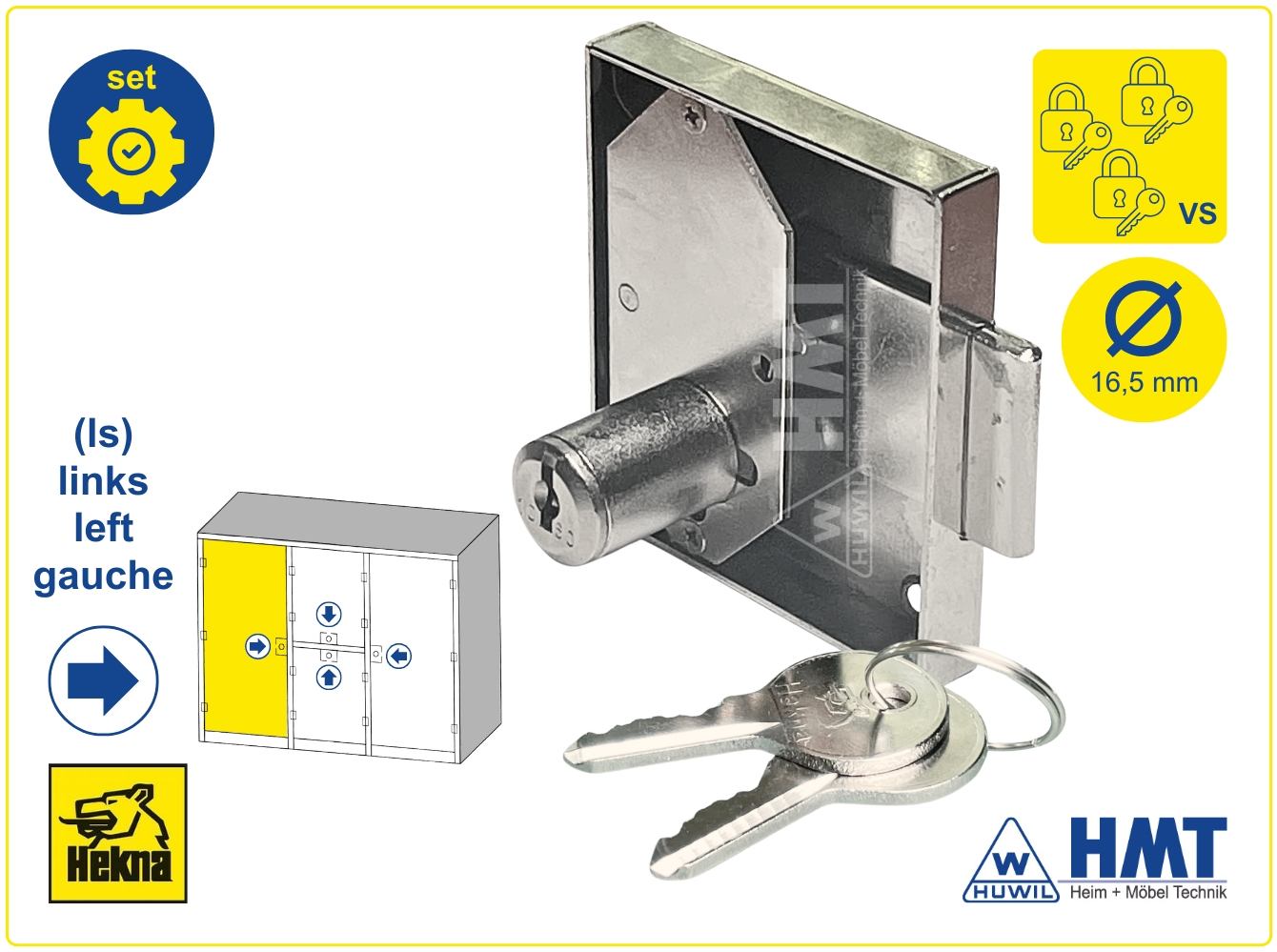 HEKNA LOCK 1290 Type 204 [Z1] - D40 / ls / VS