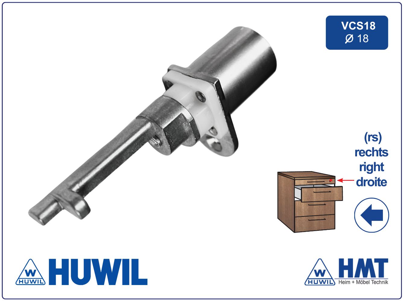HUWIL SERRURE SVS3 Type 952.03 VCS18 - [E46] / rs